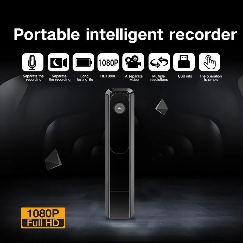 

Dv Camcorder 12 Hours Work Sound Photo Remote Monitoring Night Vision Mini Indoor Home Security Digital Video 1080p Camera 2023