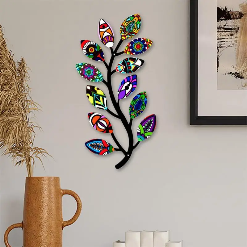 

Metal Branch Wall Decorative Iron Decorations Bedroom Indoor Outdoor Terrace Decorative Wall Decorative Window Artwork Pendant