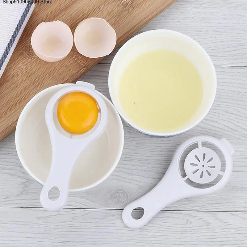 

1PCS Plastic Egg Dividers Mini Egg Separator Separateur Oeuf For Eggs Easy Eggs Tool Mold Kitchen Cooking Accessories Gadgets