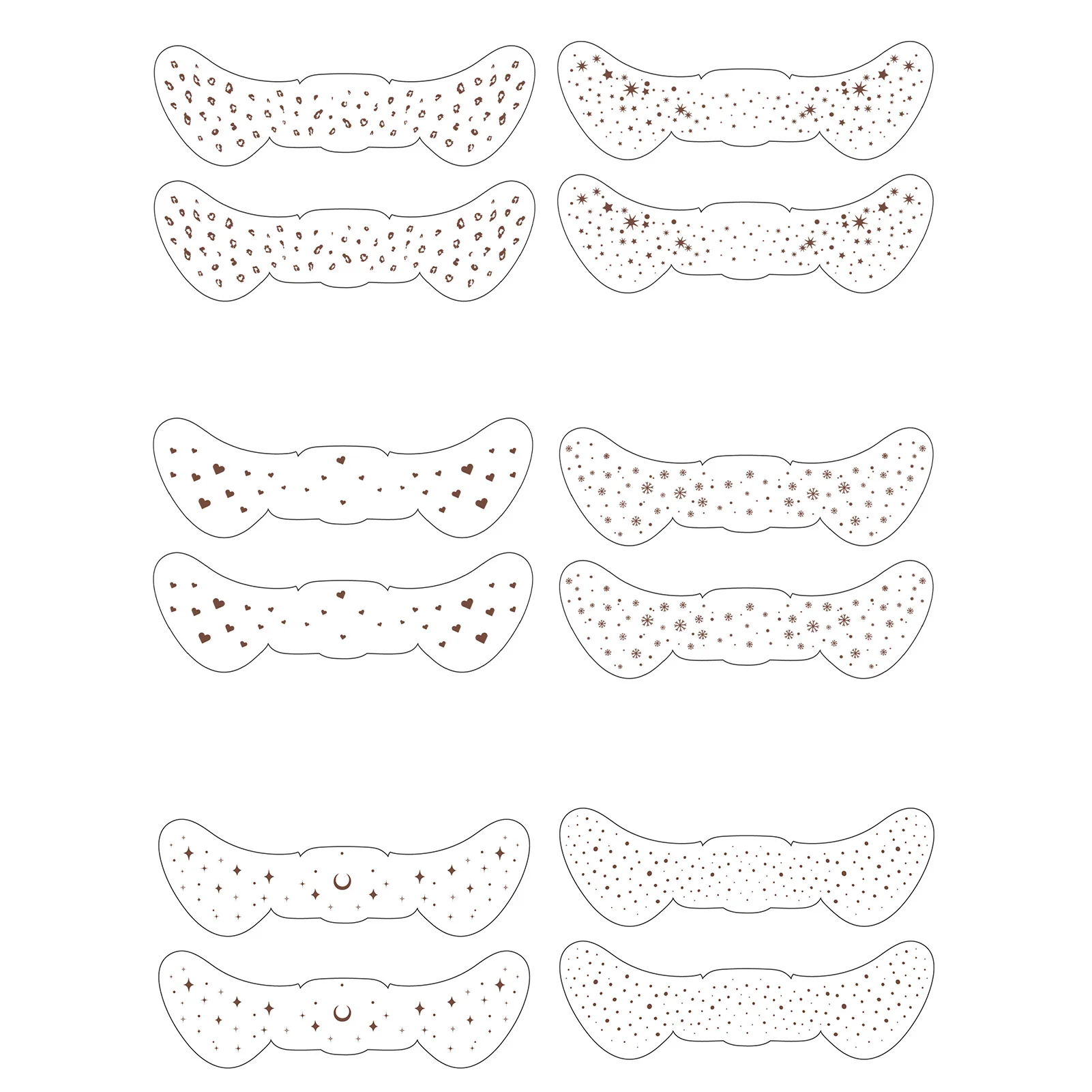 

Временные веснушки, наклейки, 6 шт., искусственные веснушки для лица, стикер, временные веснушки для лица, для вечевечерние, искусственный ма...