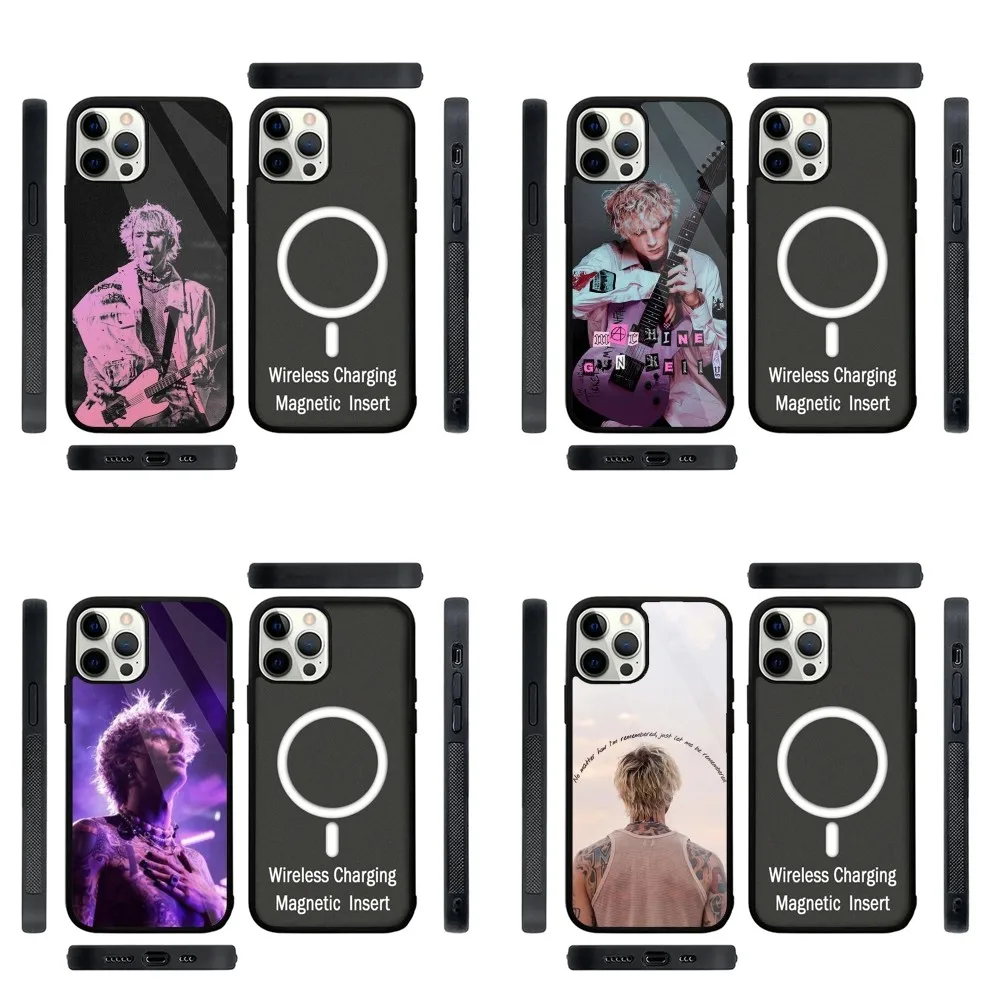 Магнитный чехол для телефона IPhone 16 15 14 13 Pro Max Plus 11 12 Mini беспроводной зарядки Magsafe
