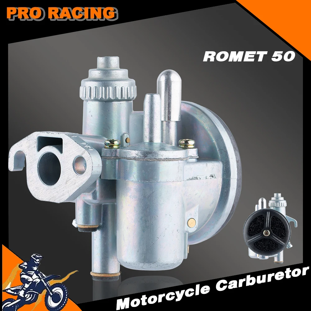 Для мопеда Romet 50CC Komar Ogar Kadet Pony PEGAZ CONDOR Romet50 Карбюратор мотоцикла Vergaser 50 GM12F