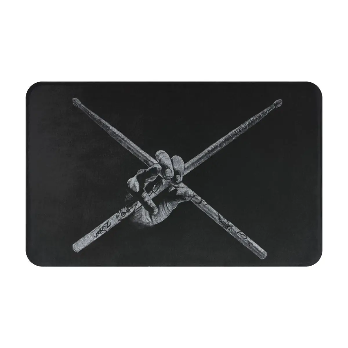 

Drumsticks Thick Warm Comfort Skin-Friendly Bedroom Living Room Non-Slip Crawling Mats Coziness Play Non-Fading Warm Home Decor