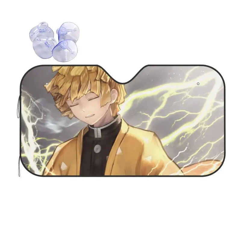 

Призрачный рассекающий аниме автомобильный солнцезащитный козырек мультяшный анимационный автомобиль защита от УФ-лучей автозапчасти Де...