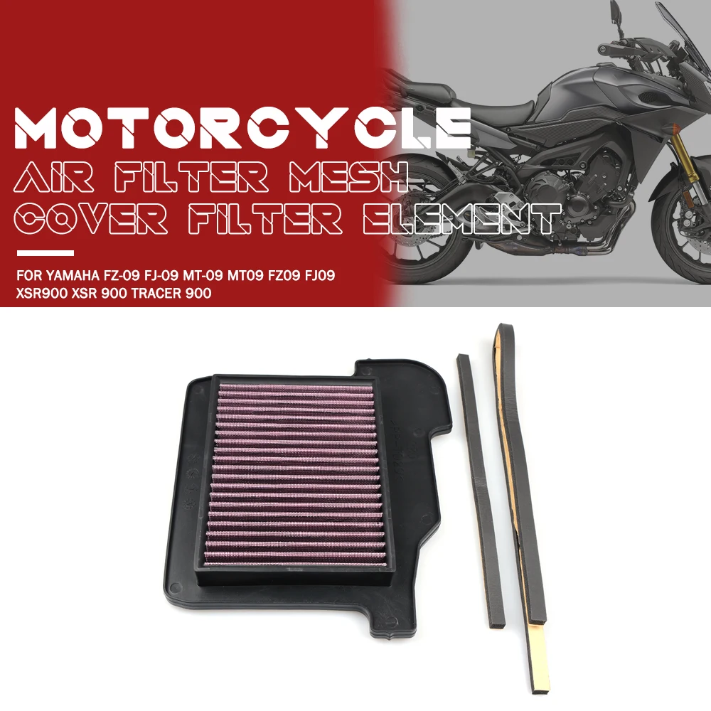 

Oil Grid ABS Flow Air Filter Element Cleaner For YAMAHA FZ-09 FJ-09 MT-09 MT09 FZ09 FJ09 XSR900 XSR 900 Tracer 900 MT FZ FJ 09