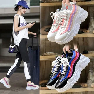 

Dad tide shoes foreign trade women's shoes spring new collocation net red Xiaobai casual sports shoes 2022 spring and autumn