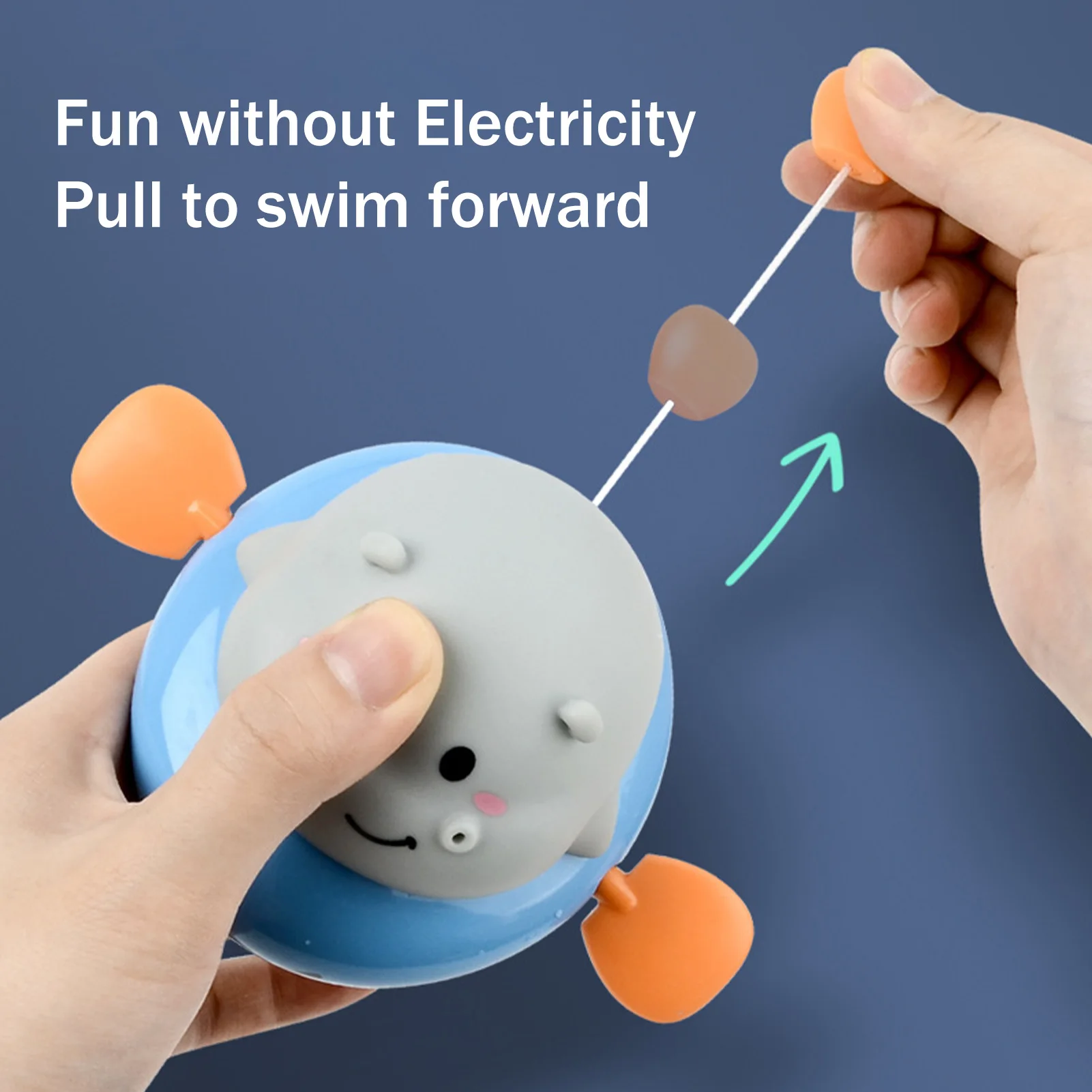 Children Bath Water Playing Toys Chain Clockwork Swim Cartoon Animal Dinosaur Hippo Panda Infant Baby Bathroom Water Toys