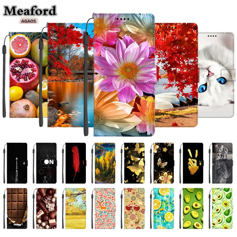 Flip Case For Huawei P30 Lite Colourful Magnetic Wallet Leather Pro P30Lite New Edition P20