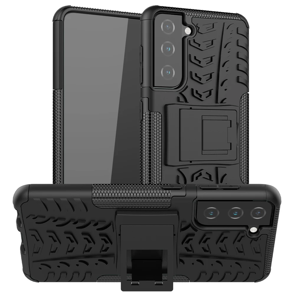 

Противоударный чехол-подставка для Samsung Galaxy S21 Ultra S21 Plus