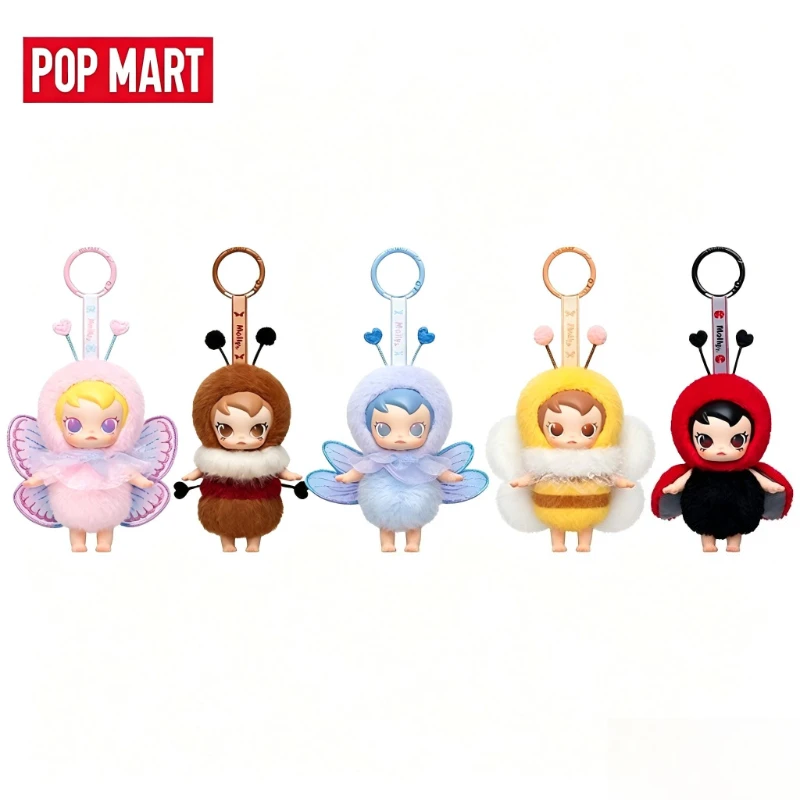 Фото POPMART Baby Molly × серия Buggy Roam: виниловая фигурка в слепой коробке – милая игрушка-сюрприз, идеально подходит для украшения сумок и в качестве подарка №1