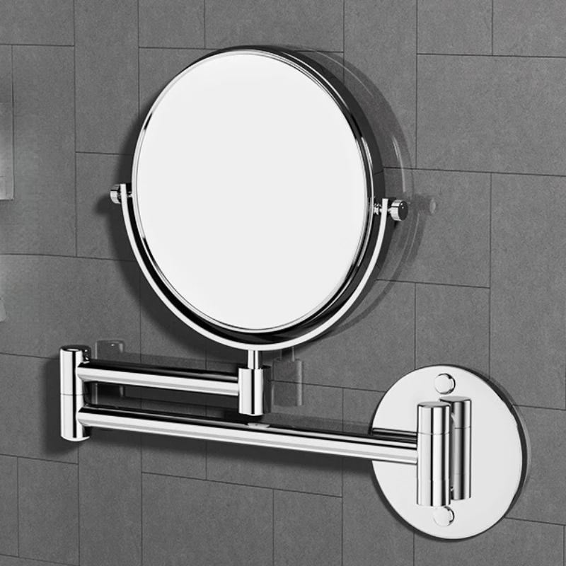 Зеркало для макияжа в ванной комнате, настенное складное зеркало, двусторонняя лампа для отеля, увеличительное стекло, зеркало для красоты LedVanity