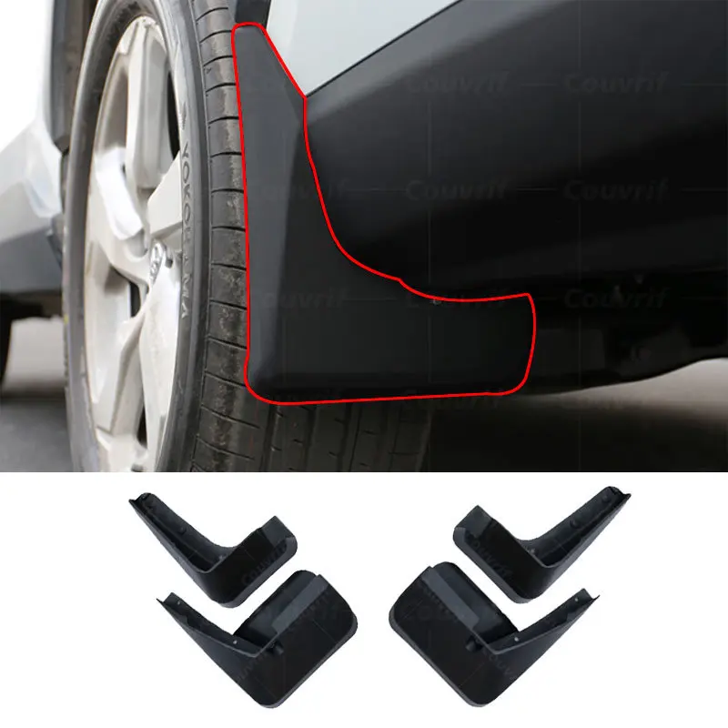 

4PCS Car Tire Fender Mud Flap For Subaru Forester 2013-2018 Anti-splash Splash Guards Auto Exterior Mudguards Car Accessoires