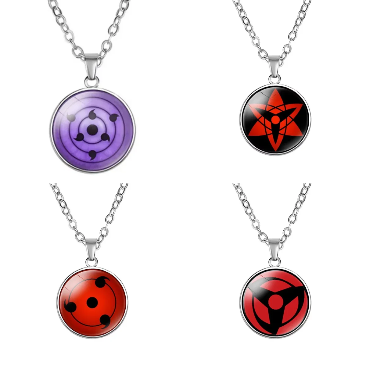 Ожерелье в стиле аниме Мужская цепочка ювелирные аксессуары кулон Итачи учихи