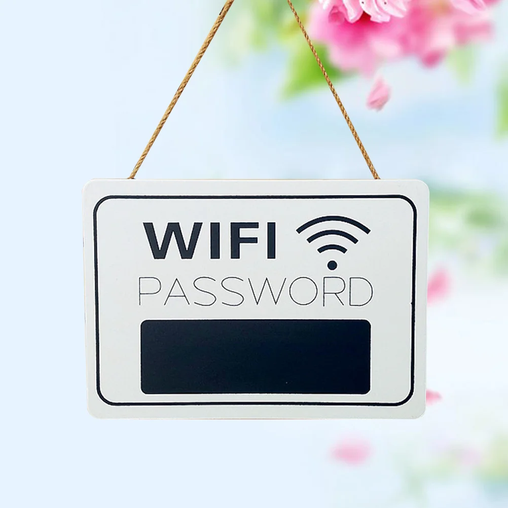 

Wifi Sign Passwordhome Signs Wall Board Plaque Door Hanging Decor The Is Chalkboard