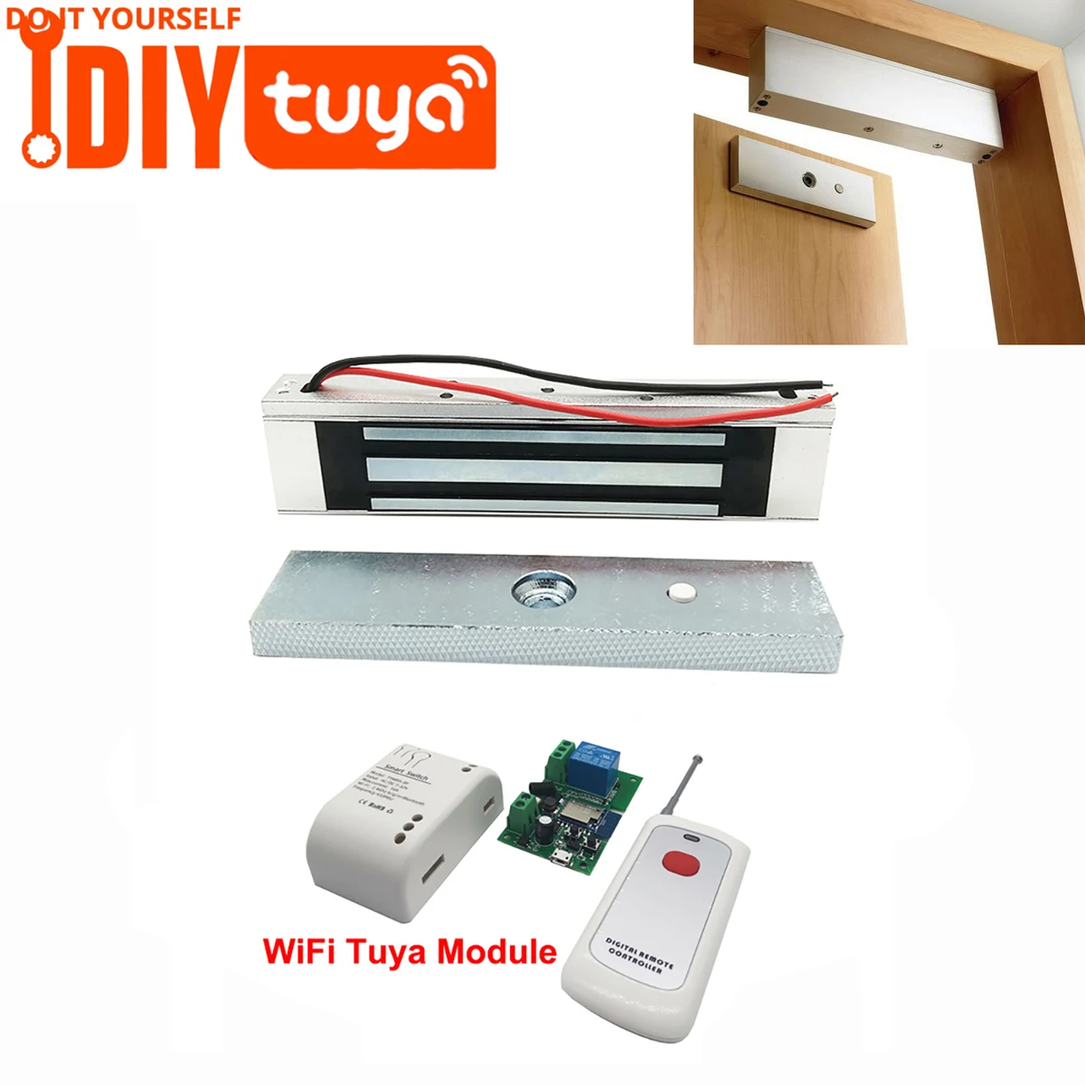 

Электрические магнитные замки Wi-Fi Tuya EM180