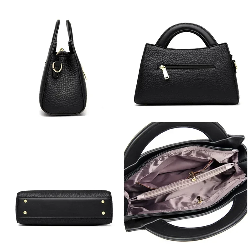 Роскошная женская трендовая винтажная большая сумка высокого качества кожаная