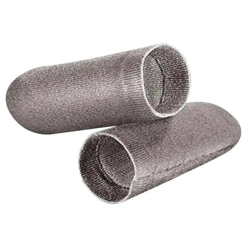 

Finger Sleeve For Game Game Finger Sleeves For Mobile Game 0.3mm Silver Fiber Smooth Operation Anti-Sweat Extremely Thin Finger