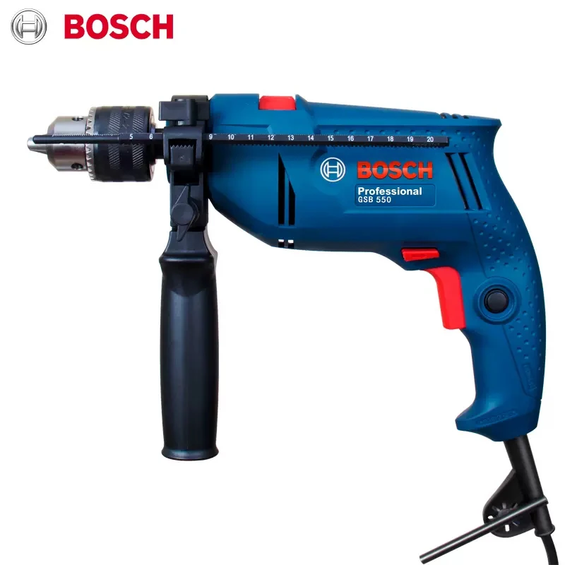 

Bosch GSB 550 Impact Drill Professional Brushless Electric Cordless Screwdriver Torque Settings Driver Hand Hammer Power Tools