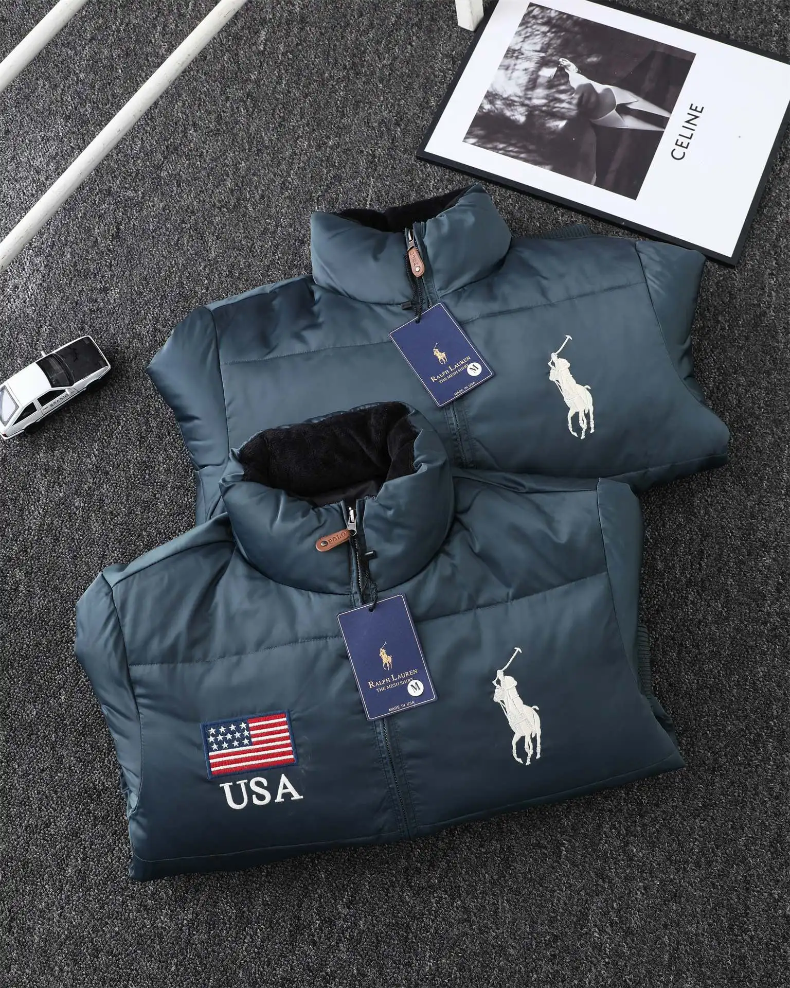 Пуховик Ralph Lauren высокое качество Мягкий и удобный Износостойкий Тонкая посадка