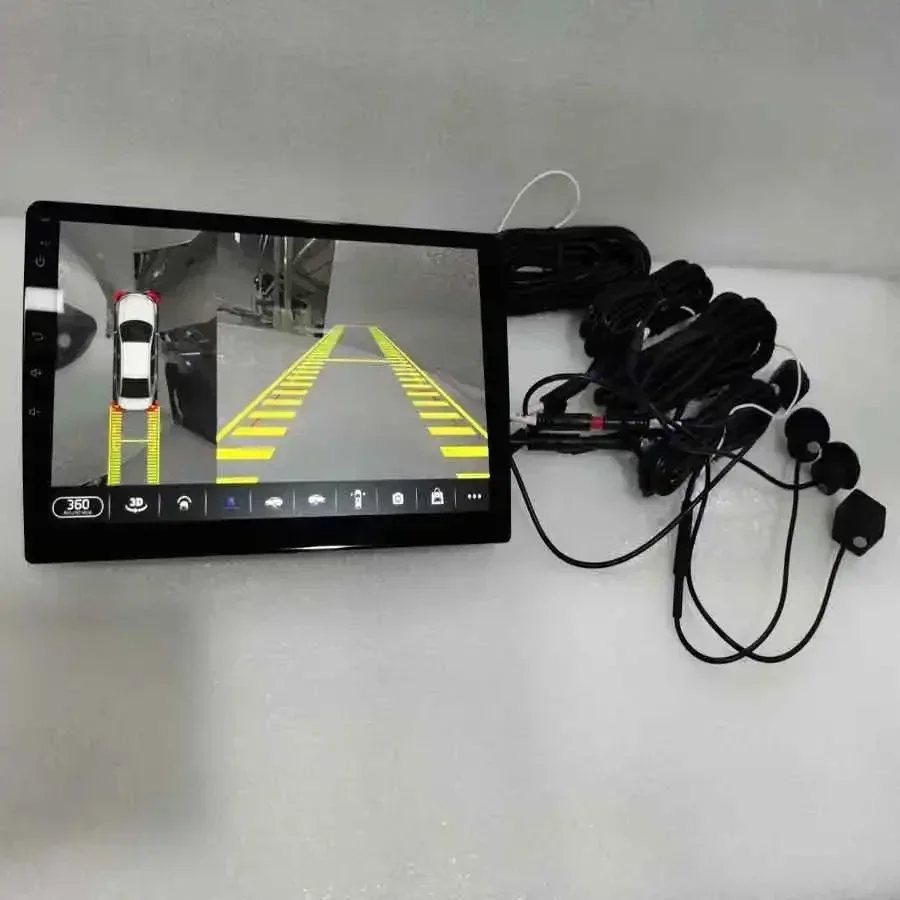 9-дюймовая камера Carplay 360 8G + 256G Android 13.0 Автомобильный DVD-плеер GPS WIFI Bluetooth RDS Радио для