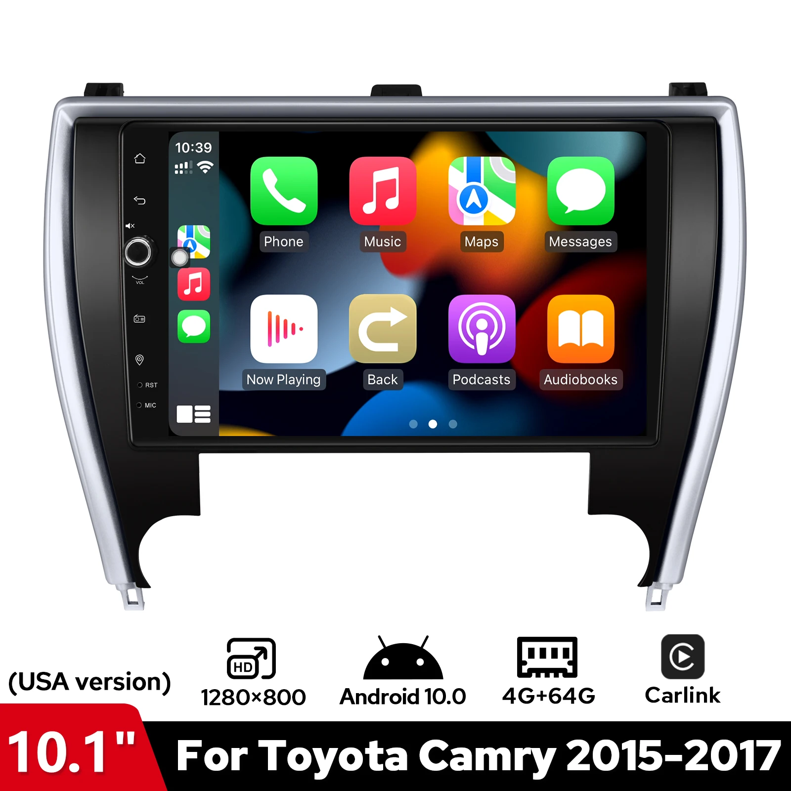 

Мультимедийная магнитола для Toyota Camry 7 XV 50 55 10,1-2014, 2017 дюйма, с GPS, Android 10, типоразмер 2 din