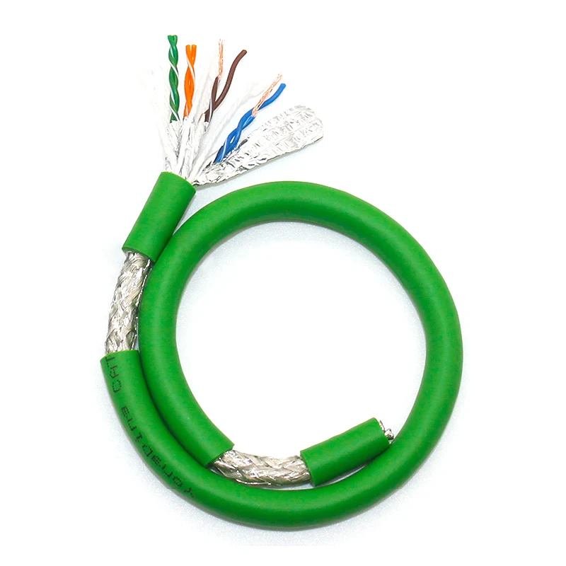 4-контактный 8-контактный сетевой Ethernet-Кабель высокой гибкости Cat5 Cat6A Cat7
