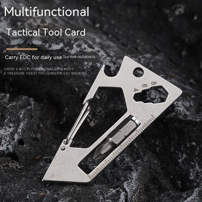 

EDC Outdoor Multi-purpose Screw Head Tool Portable multi-tool card for home use