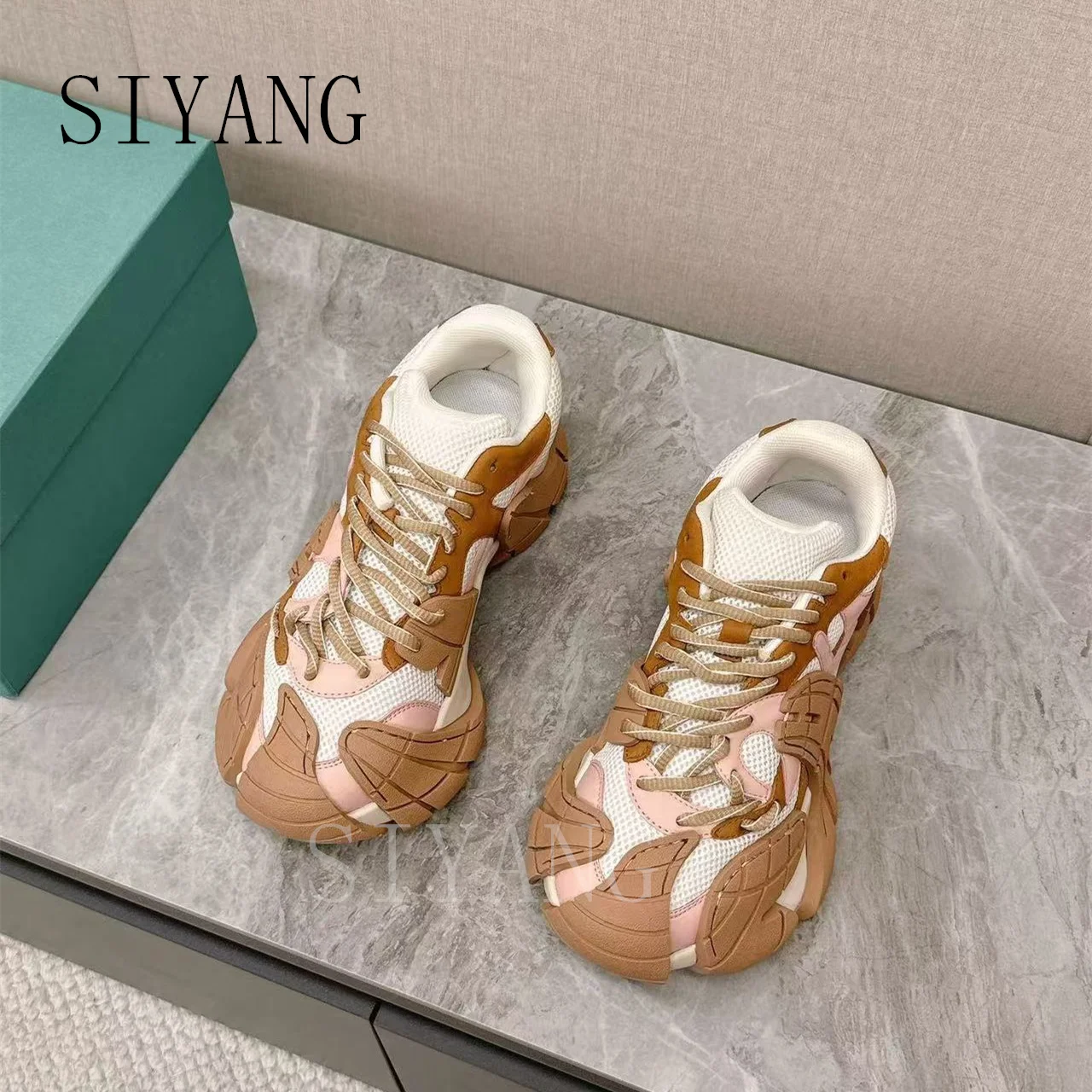 Мужские и женские модные повседневные кроссовки персонализированная кружевная