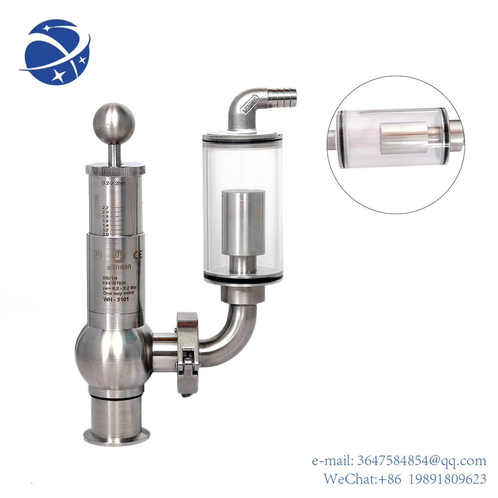 

YunYiSUS 304 Beer Equipment Safety Valve Brewing Pressure Relief