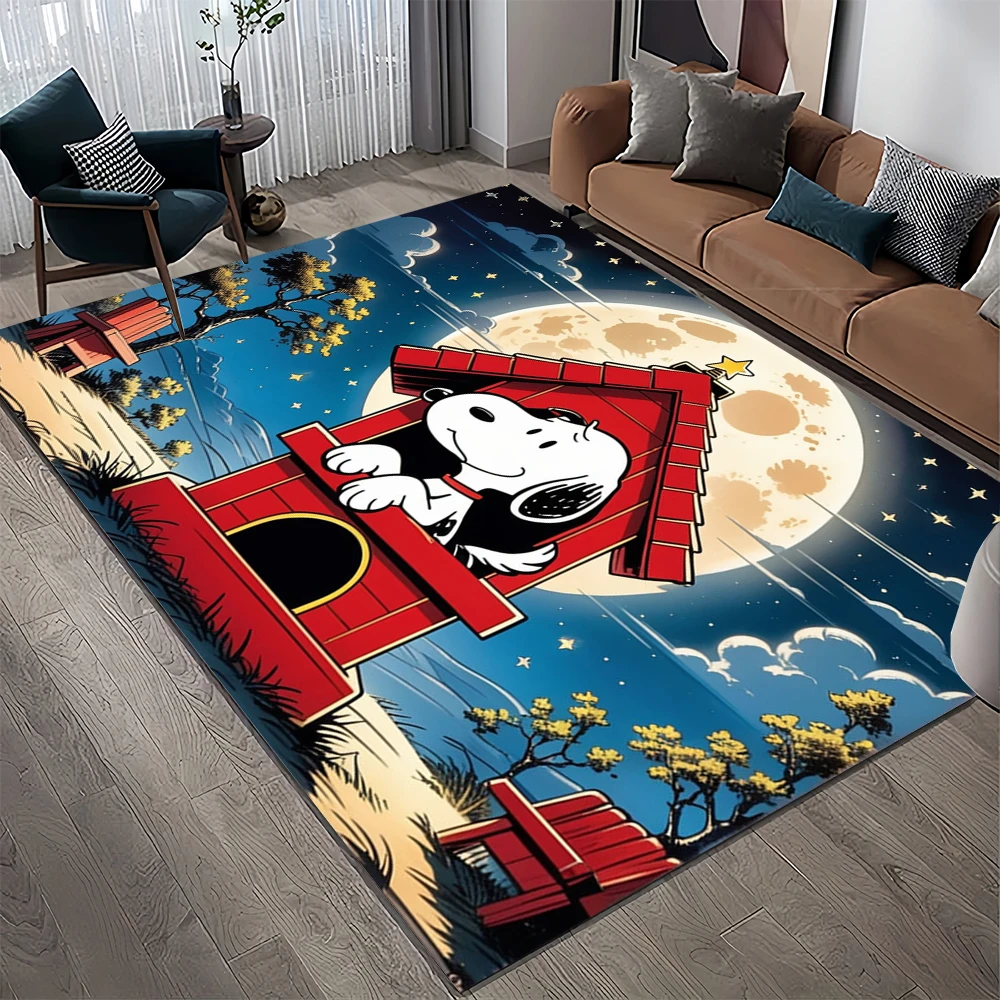 Ретро Снупи Кавайный коврик для собаки мультяшные ковры гостиной спальни дивана