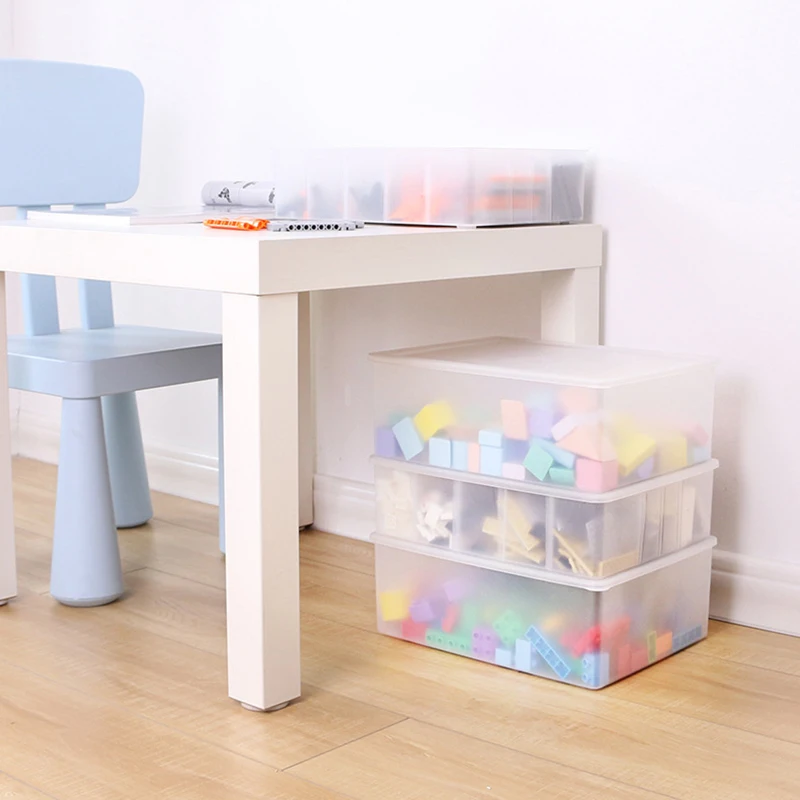 

26Grid For Block Organizer Storage Box Toy Container Plastic Nozzle Set Boxes Tools Detachable kitchen Storage Items cocina