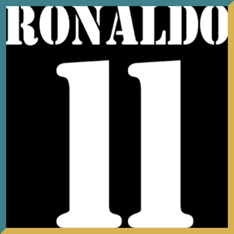 

Custom printed Football Badge, football badge 10 FIGO 11 Ronaldo 5 Zidane 3 R. Charles 4 hiero