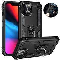 for iphone 13 12 pro max mini case armor magnetic ring holder stand cover for iphone 11 pro max shockproof bumper phone cases
