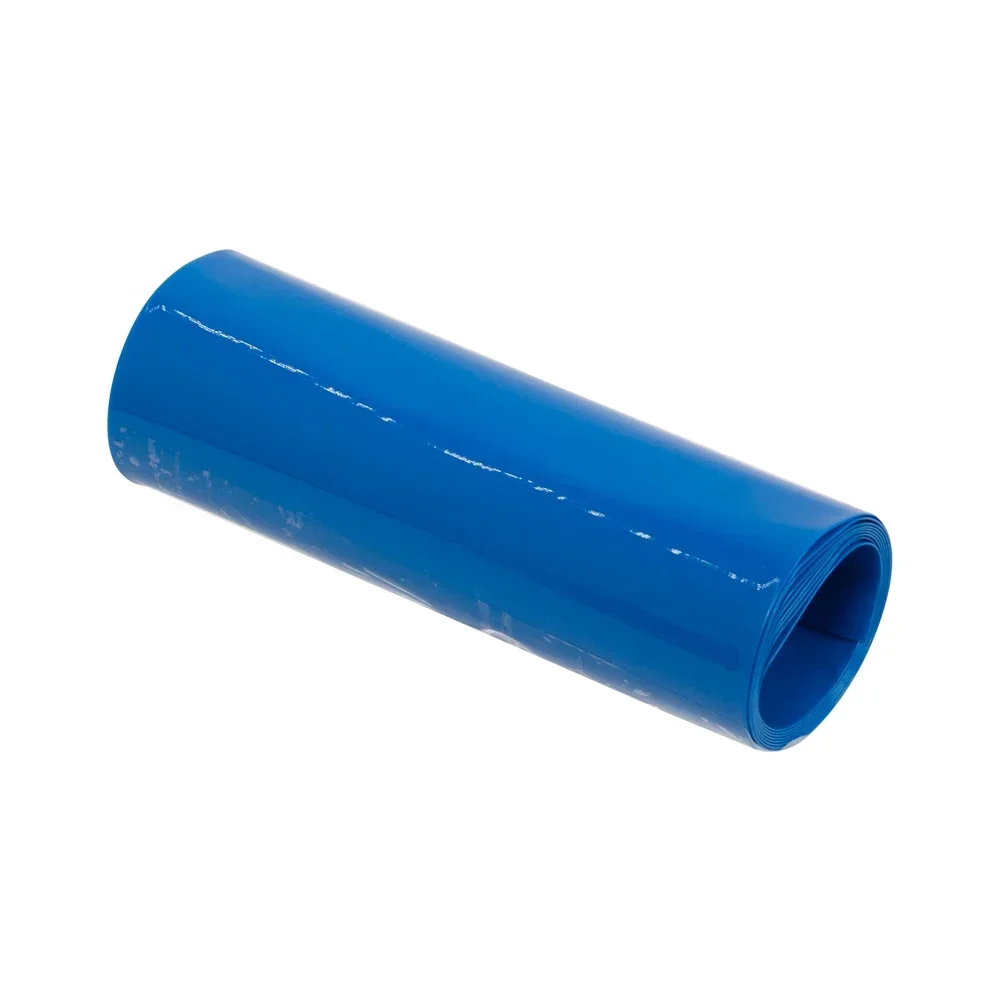 Термоусадочная трубка из ПВХ 1 м синяя Изолированная пленка оболочка для кабеля