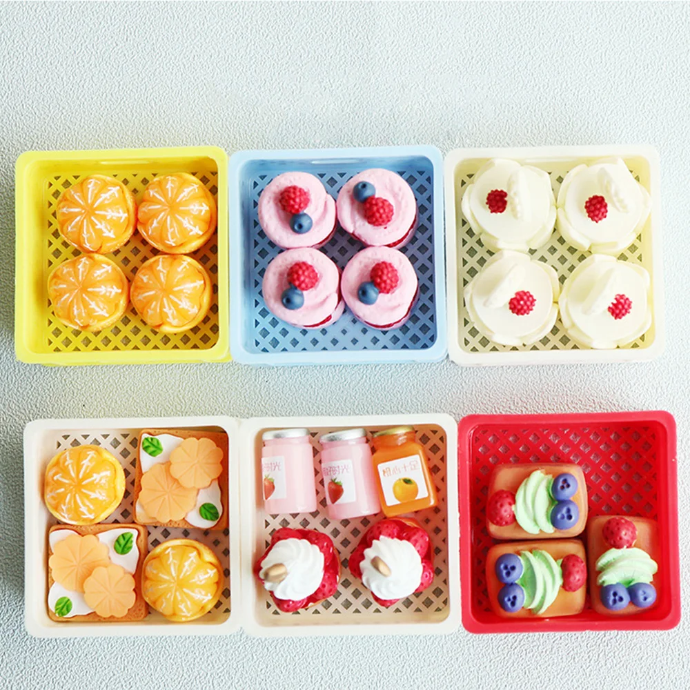 

Mini Fruit/Dessert Food Barbies Accessories Miniature Items for 1:6 Dollhouse Ornament 1/3bjd Blyth Doll Food 1/12Doll House Toy