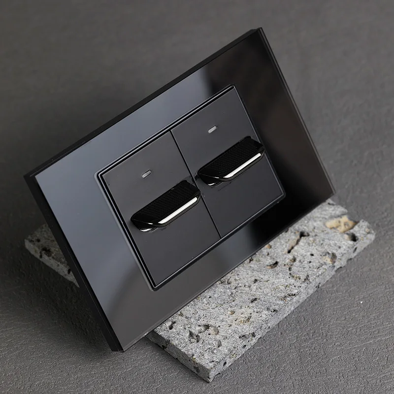 Настенный переключатель из закаленного стекла YINKA 1-канальный Muilyway 2-канальный