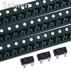 50PCS BAT54S KL4 BAT54A KL2 BAT54C KL3 SOT-23 30V200mA SMD Schottky Diode