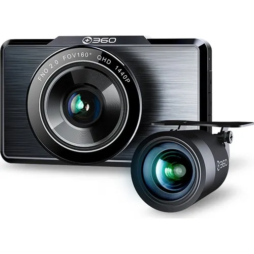 360 G500H Front 2k-Back 1080P 160 ° Wide Angle Lens Night Vision Built-In Gps Module Smart in-car Camera | Автомобили и