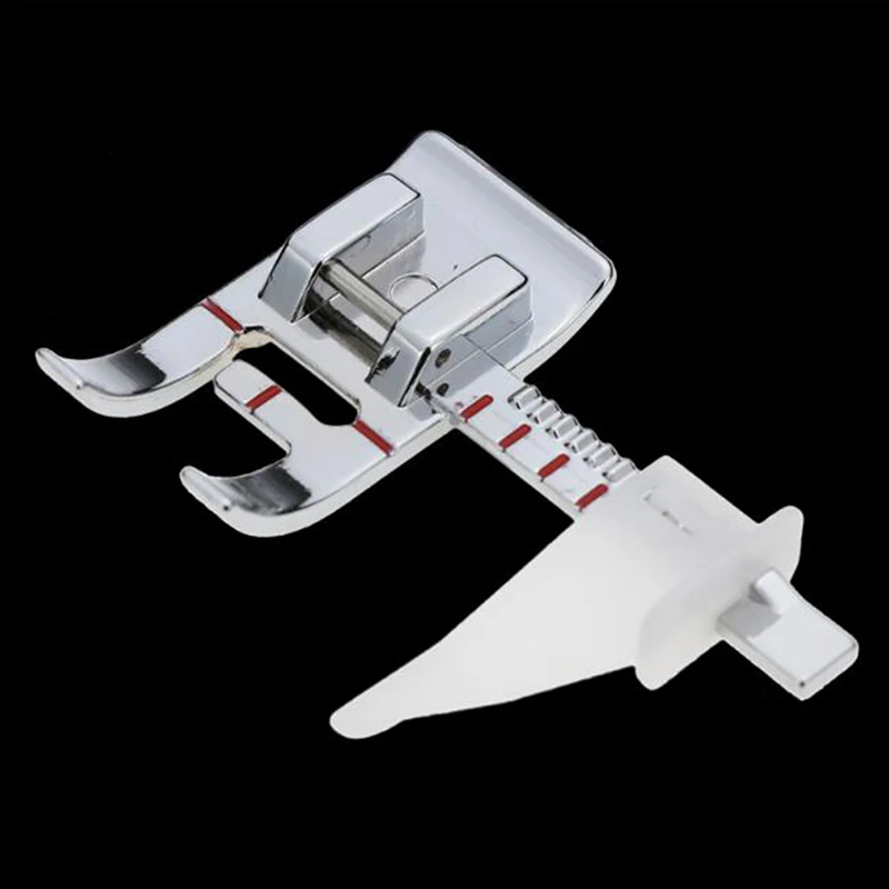 

Sewing Machine Accessories Adjustable Guide Presser Foot Snap On Bias Tape Binder Foot For Brother Singer Stitching Tools