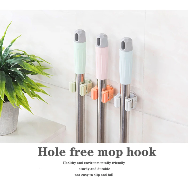 

Крючки клейкие универсальные настенные, органайзер для швабры, вешалка для метлы, кухни, ванной комнаты, прочные крючки