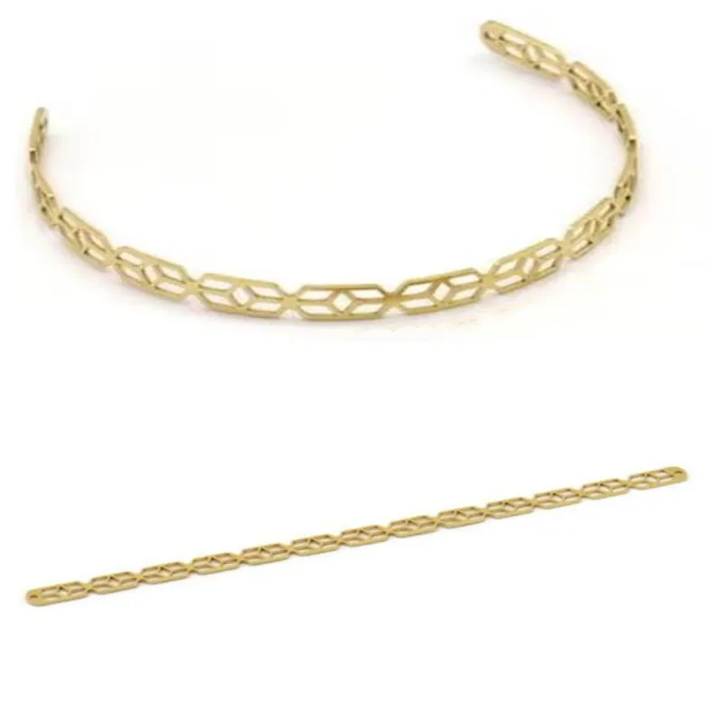 

4Raw Brass Cuff Bracelet Blank Bangle (145x6x0.80mm) SMP0854-yak