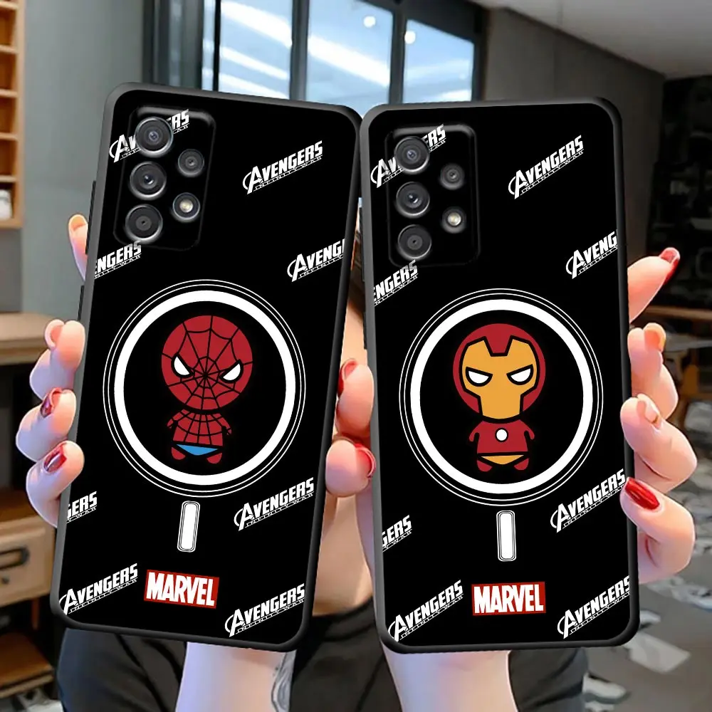 

Marvel Comics Heros Avengers Cover Phone Case For Samsung S20 S21 FE S22 S23 S9 S10 4G Lite S10e Plus Ultra 5G Case Funda Capa