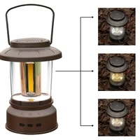 c2 retro lantern outdoor camping bluetooth compatible speaker light tent lamp usb rechargeable home night emergency flashlight