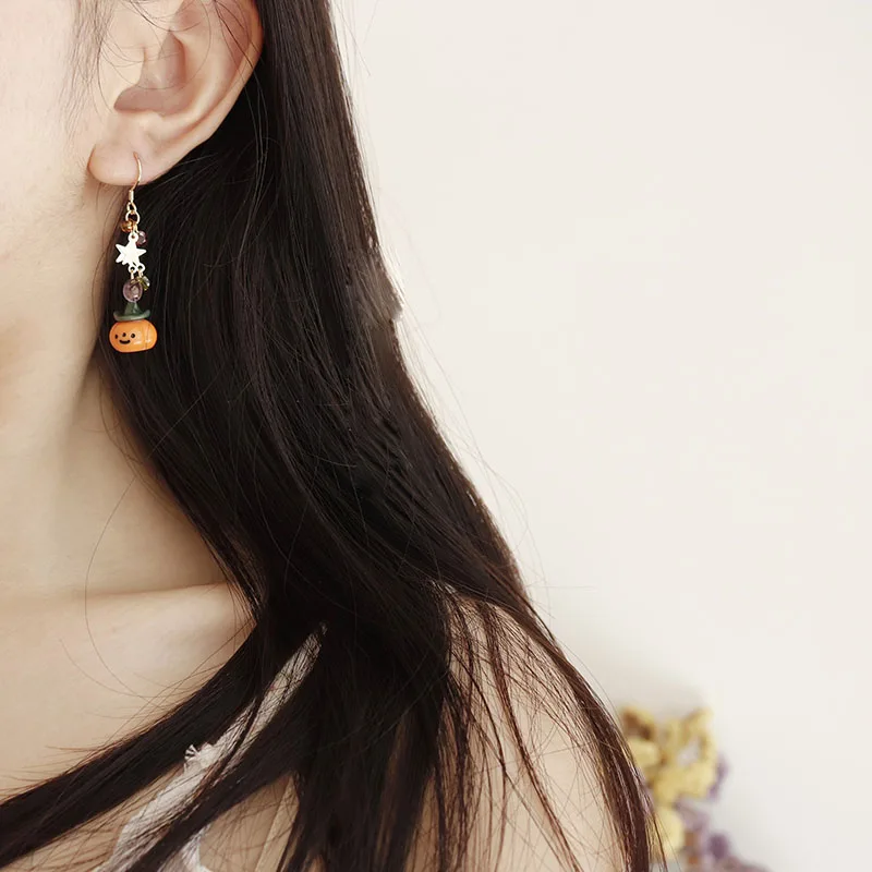 Оригинальные аксессуары в виде тыквы и призрака для фестиваля женские