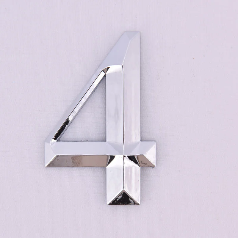 Портативный самоклеящийся дверной знак с цифрами 7х4.5 см