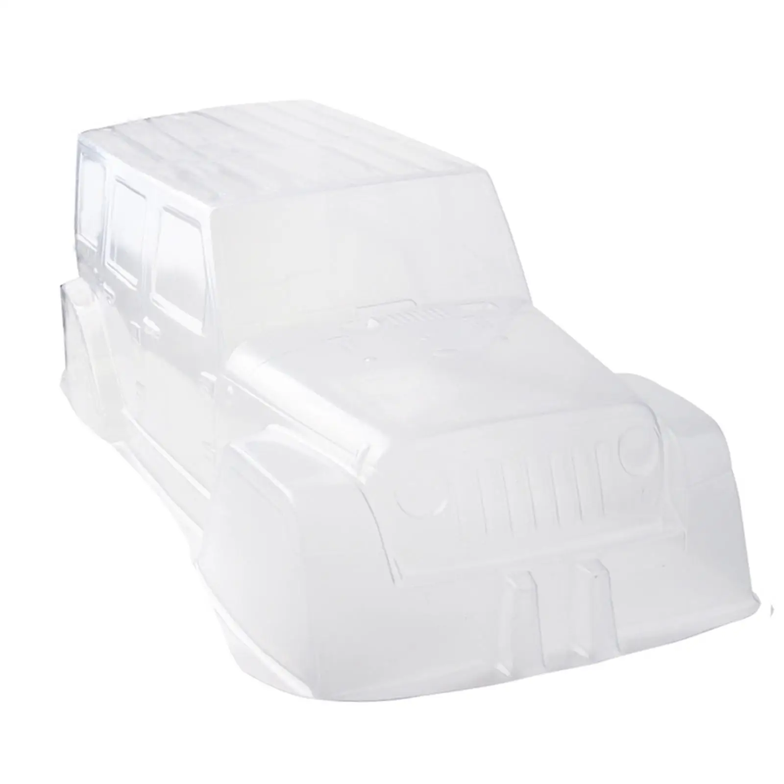 

RC Body Shell Transparent Body Shell for SCX10 313mm Wheelbase 1/10 Scale RC Crawler Climbing Car Replace Parts Upgrade Parts