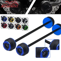 new motorcycle cnc front rear axle fork wheel falling protector crash sliders cap for yamaha r3 r25 yzf r3 r25 yzf r3 yzf r25