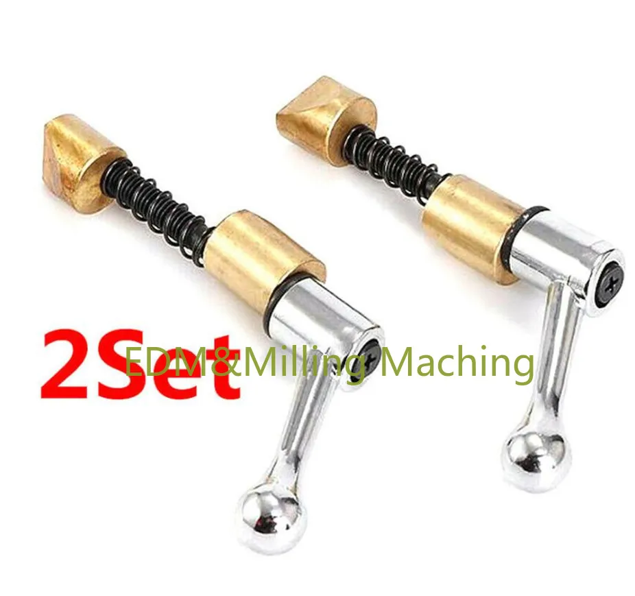 

2Set CNC Milling Machine Part Head Table Lock Bolt Handle 5/16 Mill For Bridgeport Mill Tool