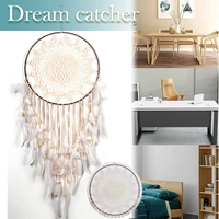 1pc large handmade dream catcher feathers hanging dream catchers diy home decoration for house window wedding