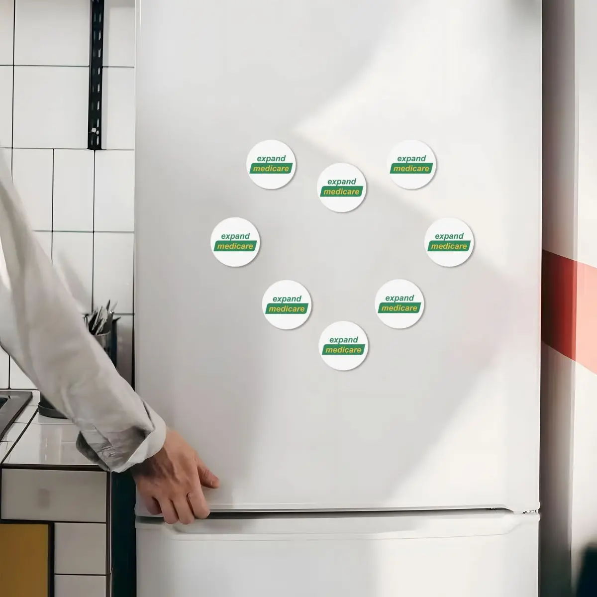 Расширенные Medicare акриловые магниты на холодильник украшение для кухни предметы